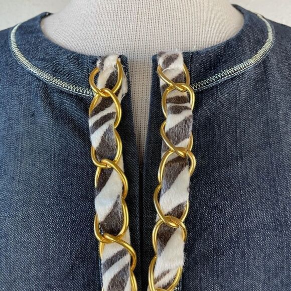 NWT Multiples Matching Denim Jacket & Pants Size L - Picture 3 of 16